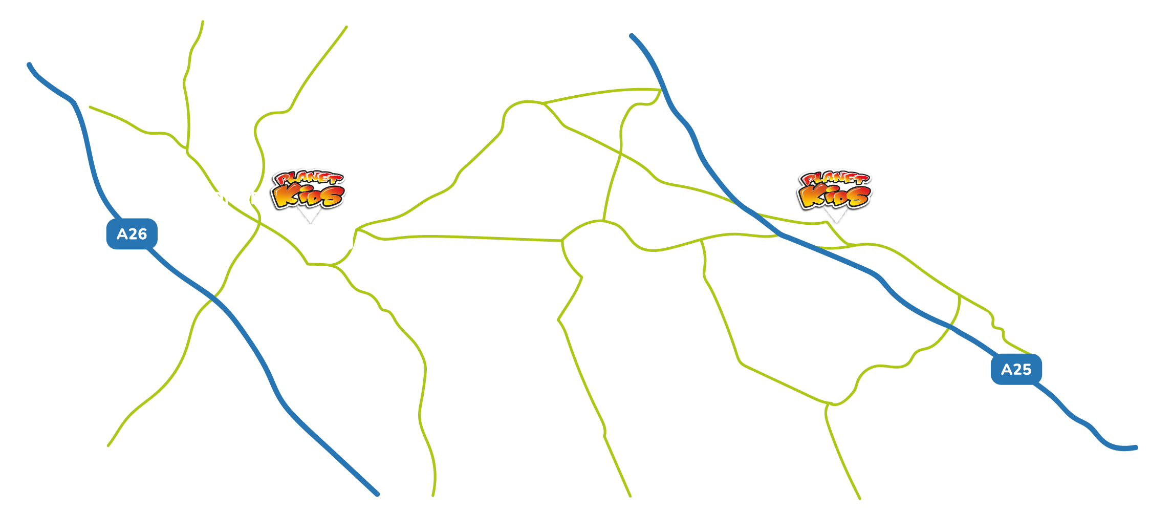 Map Arques Bailleul Planet Kids